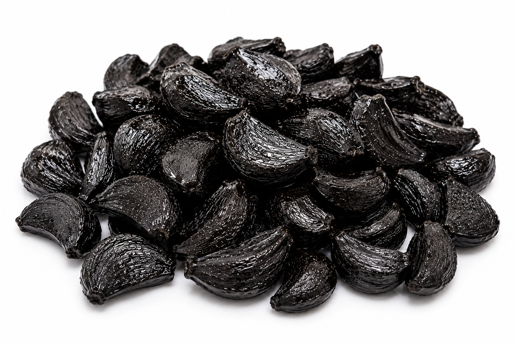 Black Garlic Cloves Without Oil