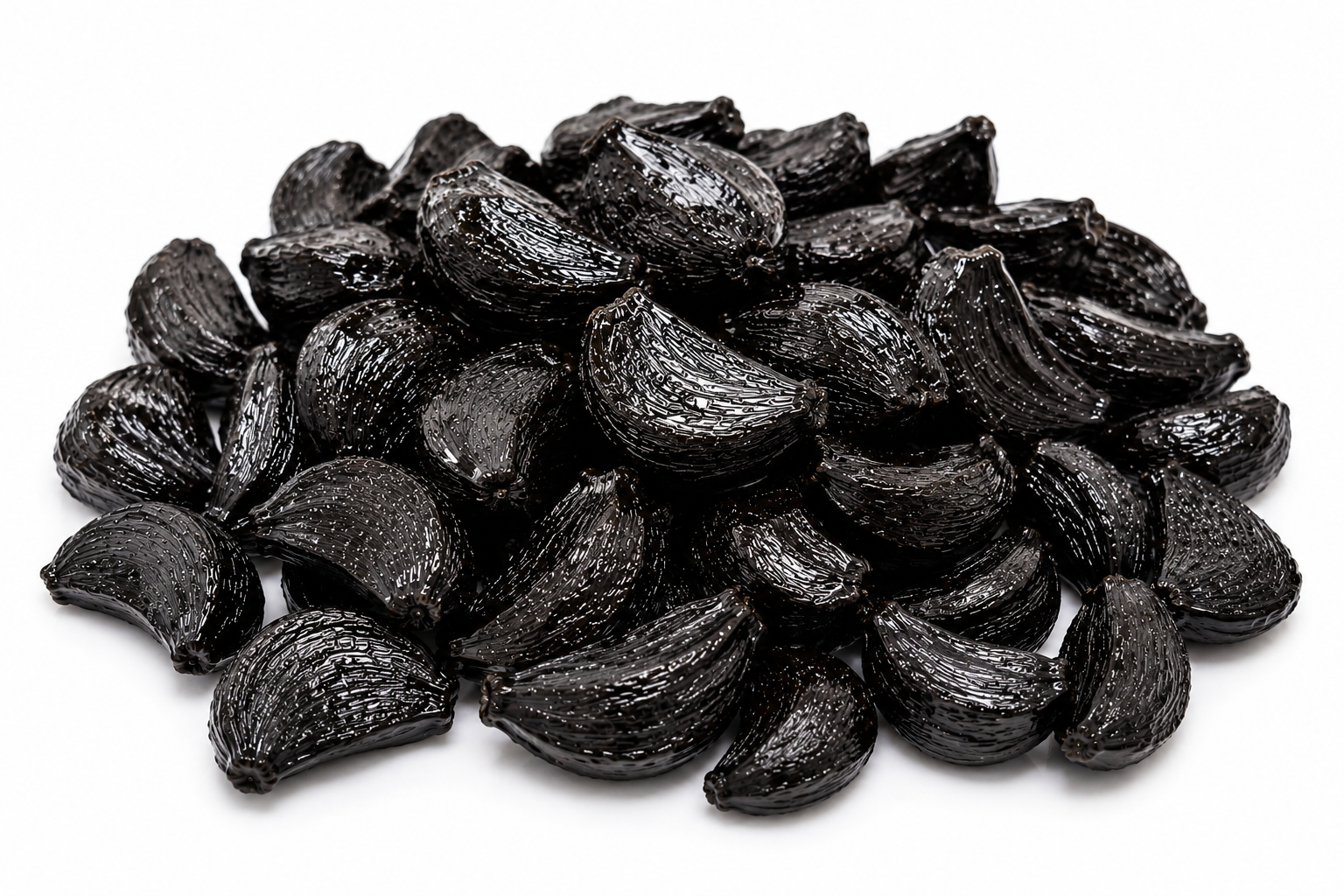 Black Garlic Cloves Without Oil