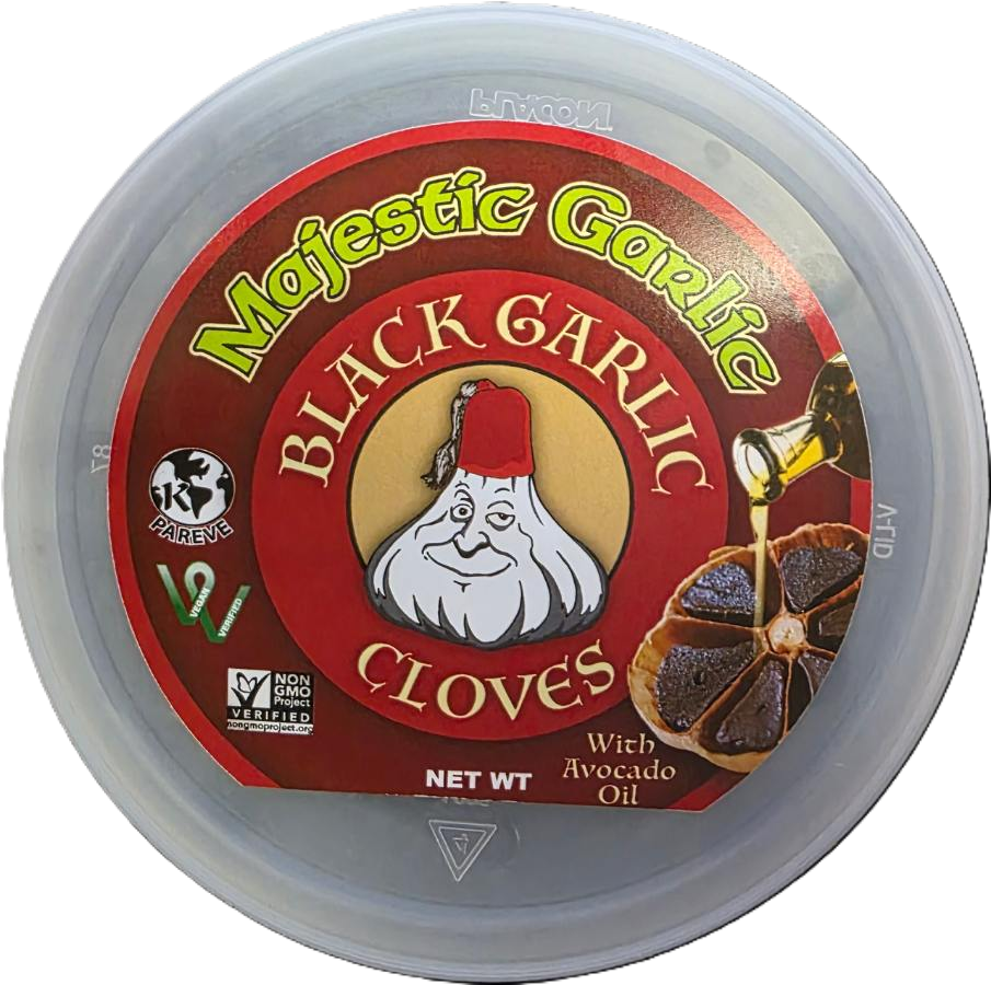 Black Garlic Cloves With Oil
